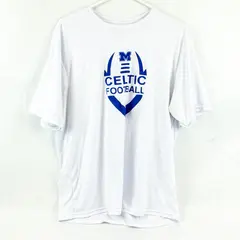 A4 McNary High School Celtics White Activewear T-Shirt Men's Large