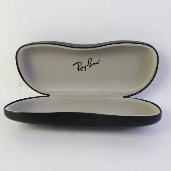 Ray-Ban Black Plastic Hard Eyeglass Sunglass Case Hinged Lid
