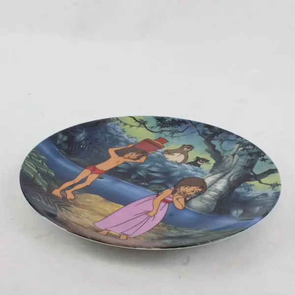 Bradford Exchange Disney Treasured Moments Jungle Book Collector Plate COA