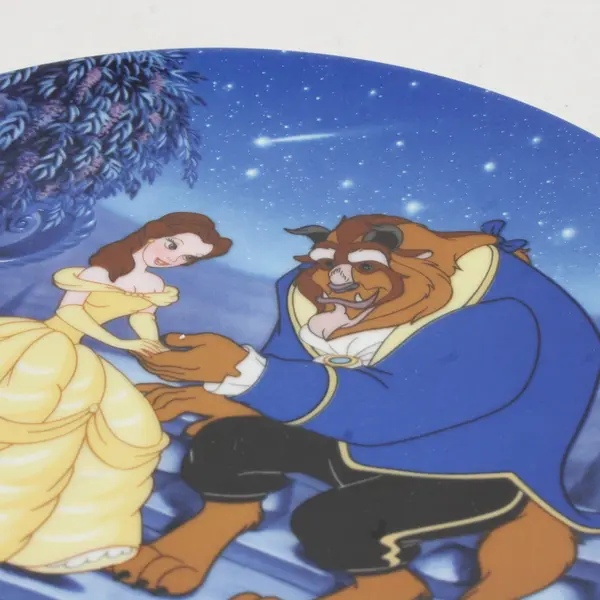 Disney Beauty & The Beast Treasured Moments Bradford Exchange Plate COA
