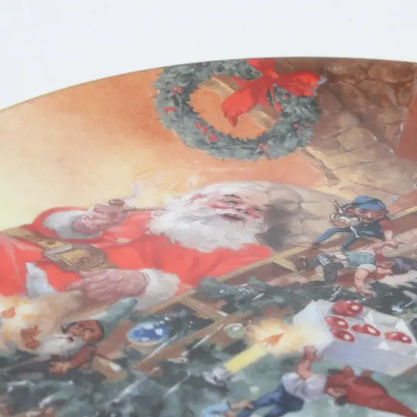 Hamilton Collection An Exciting Christmas Eve Santa Collector Plate 1994