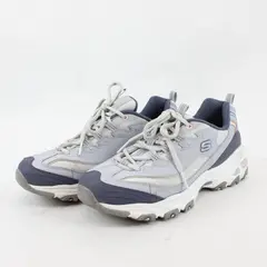 Womens Skechers D'Lites Popular Vote Leather Light Blue Sz 8.5