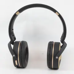 CJ Tech XS5 Wireless Bluetooth Headphones Black Gold Used Untested