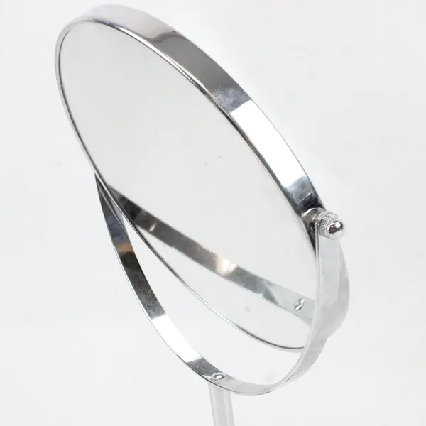 Bino SN 500068 CHR Double-Sided Makeup Mirror Silver Chrome Vanity Tabletop