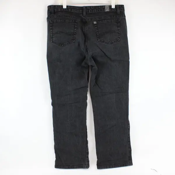 Aura Women's Wrangler Regular Rise Charcoal Black Jeans 14R Short 36'' Waist