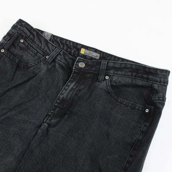 Aura Women's Wrangler Regular Rise Charcoal Black Jeans 14R Short 36'' Waist