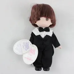1999 Vintage Precious Moments Brunette Groom Doll with Tags