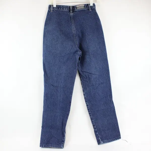 Vintage Rockies Juniors 7 High Rise Straight Leg Dark Wash Jeans