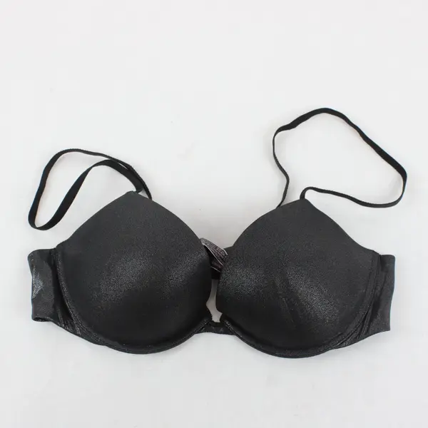 Victoria's Secret Push-Up Bra Shiny Print Black 3600768 Size 36B