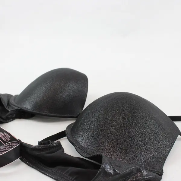 Victoria's Secret Push-Up Bra Shiny Print Black 3600768 Size 36B