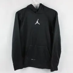 Air Jordan Embroidered Black Activewear Hoodie Boys' XL 13-15 Yrs