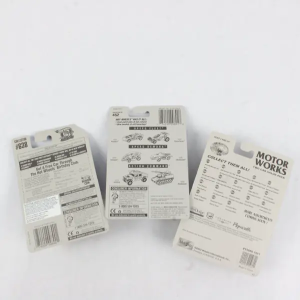 Lot of 4 Sealed Hot Wheels Maisto Jaguar Ferrari Chrysler Plymouth Diecast