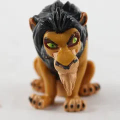 Lion King Scar Brown Villain Lion Action Figure Toy Loose Plastic PVC Disney 3"