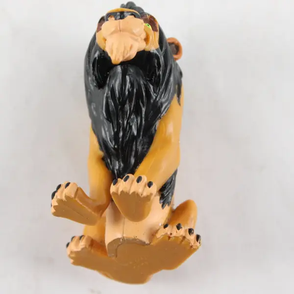 Lion King Scar Brown Villain Lion Action Figure Toy Loose Plastic PVC Disney 3"