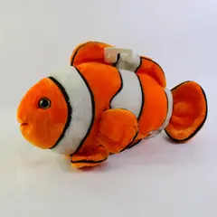 Dan Dee Collectors Choice  Tropical Orange and White Clownfish Plush 15"