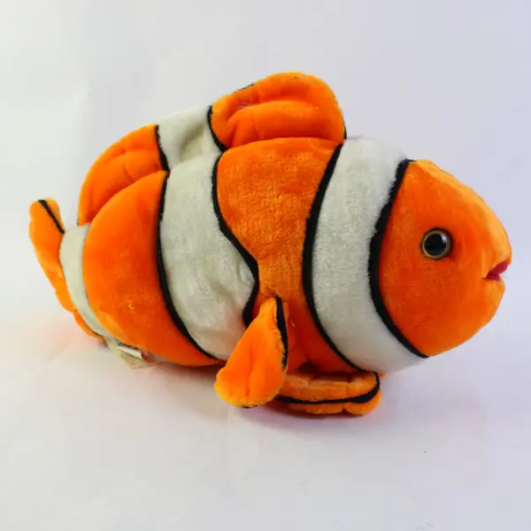 Dan Dee Collectors Choice  Tropical Orange and White Clownfish Plush 15"