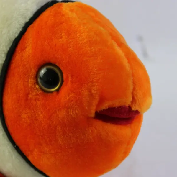 Dan Dee Collectors Choice  Tropical Orange and White Clownfish Plush 15"