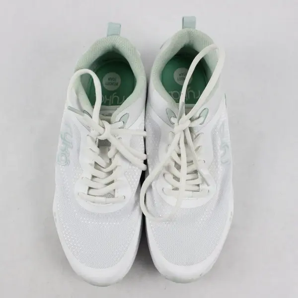 Ryka Sky Walk Rush Seafoam Green White Women's 7.5M Athletic Shoes