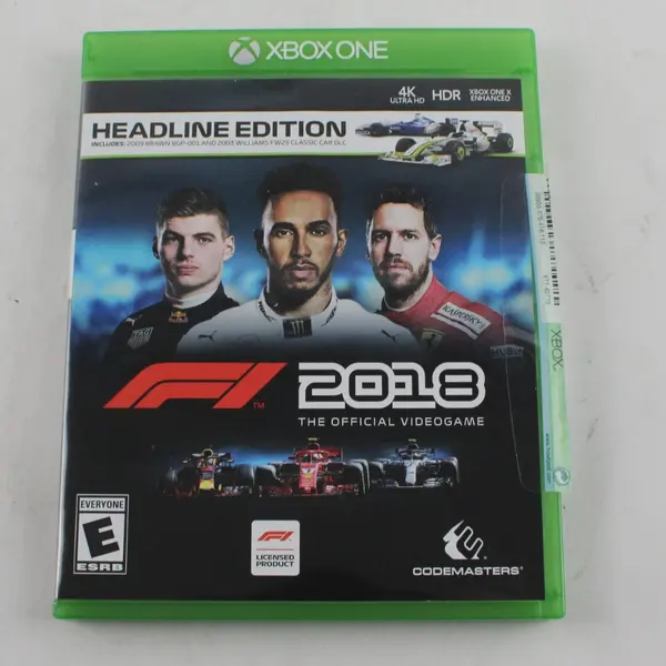 F1 2018 Headline Edition Xbox One Racing Video Game