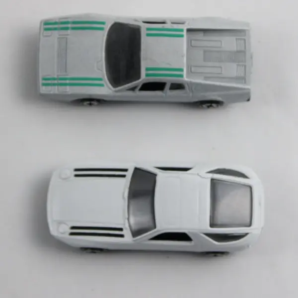 Lot of 2 Vintage 1:64 Die-Cast Ferrari 512 BB & Porsche 928 Toy Cars