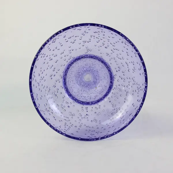 Lot of 2 Plastic Margarita Glasses Blue Purple