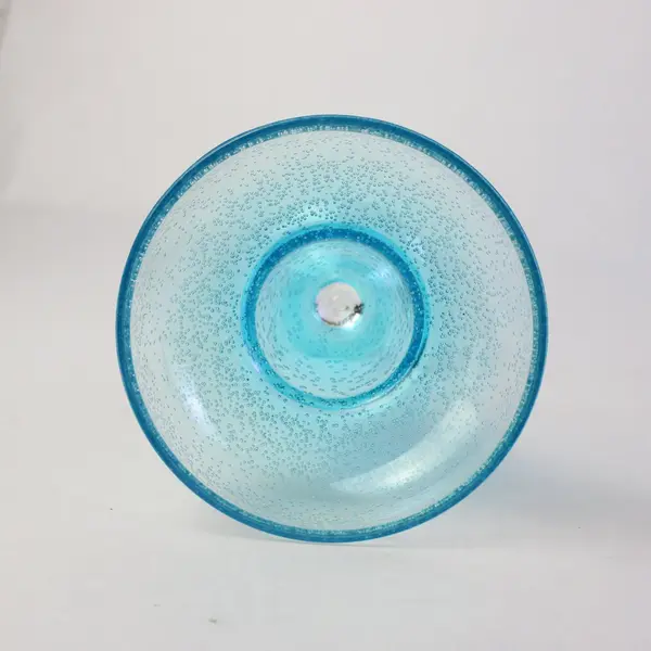 Lot of 2 Plastic Margarita Glasses Blue Purple