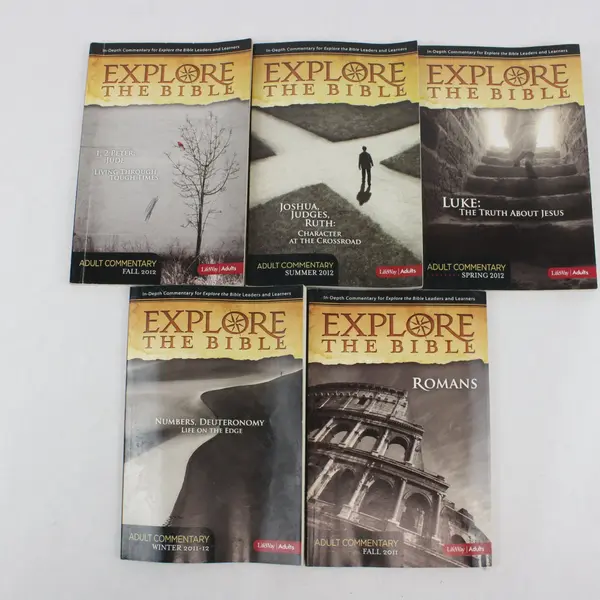 Explore the Bible LifeWay Adult Commentary PB Book Lot of 5 Fall 2011-2012