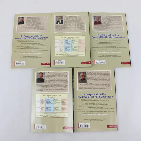 Explore the Bible LifeWay Adult Commentary PB Book Lot of 5 Fall 2011-2012