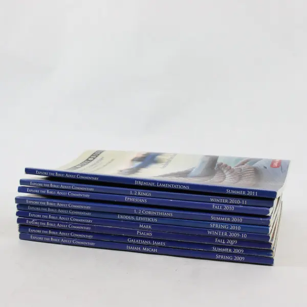 Explore the Bible LifeWay Adult Commentary PB Lot of 9 Spring 2009-Summer 2011