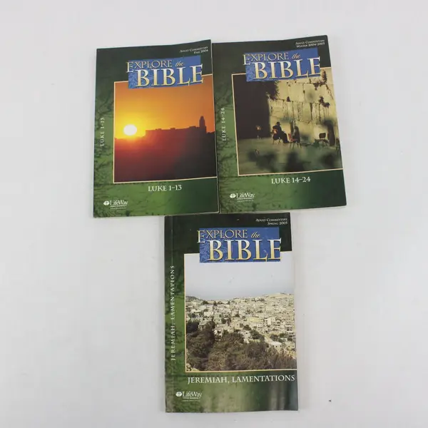 Explore the Bible LifeWay Adult Commentary PB Lot of 3 Fall 2004-Spring 2005