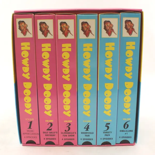 Howdy Doody 50th Anniversary Limited Edition Color Lost Episodes VHS Set 