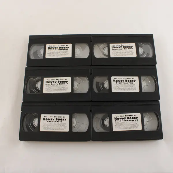 Howdy Doody 50th Anniversary Limited Edition Color Lost Episodes VHS Set 
