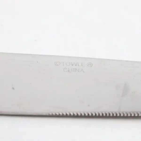 Towle 9in Stainless Steel Single Dinner Knife Contemporary Handle
