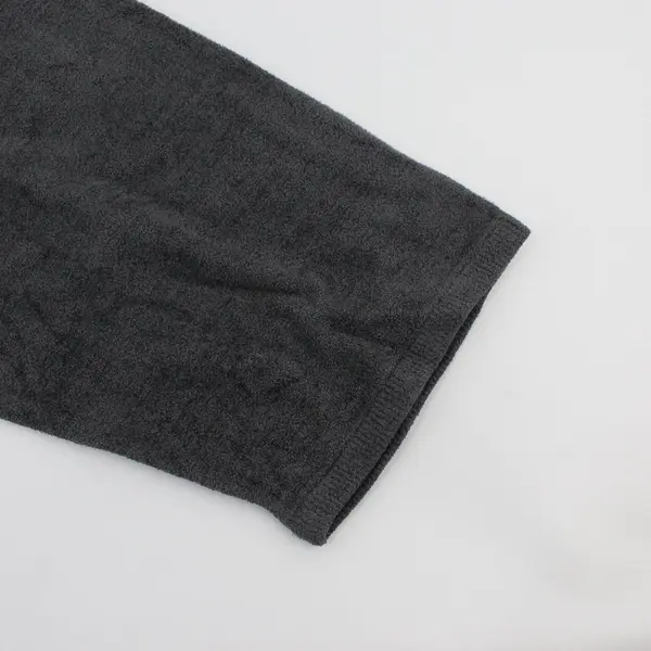 Barefoot Dreams Cozychic Ultra Lite Rolled Edge Ankle Pant Petite 1X Dark Gray