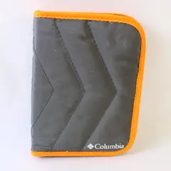 Columbia Travel Grooming Manicure Kit Case Orange Gray w/ Tools