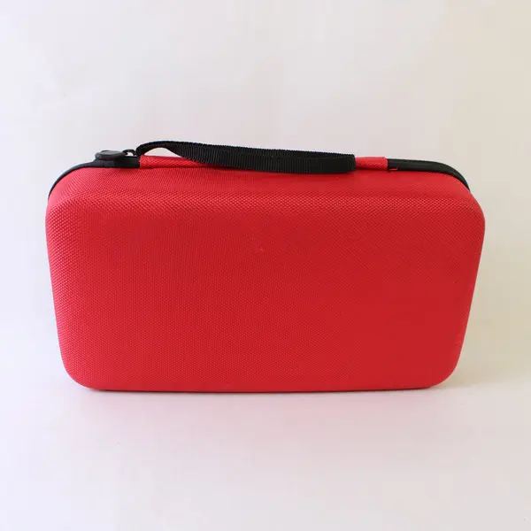Bauer Red Zippered Hard Shell Protective Tool Storage Case