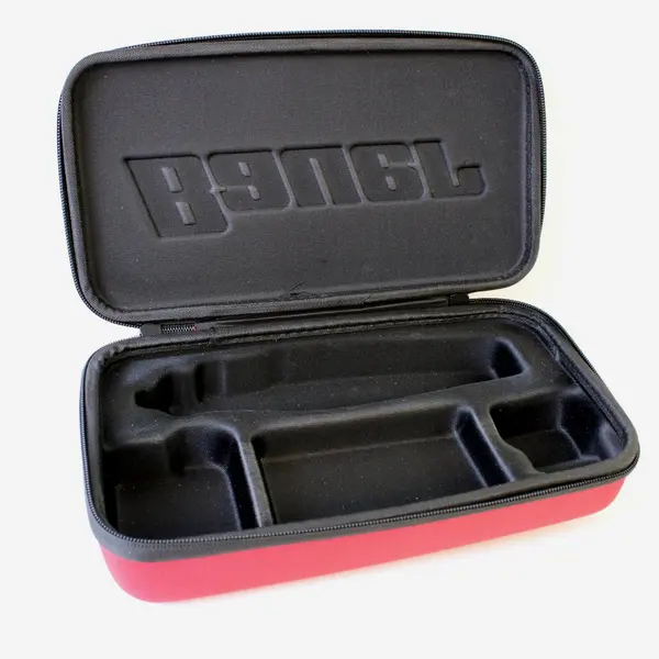 Bauer Red Zippered Hard Shell Protective Tool Storage Case