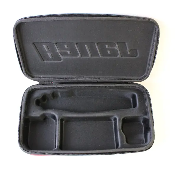 Bauer Red Zippered Hard Shell Protective Tool Storage Case