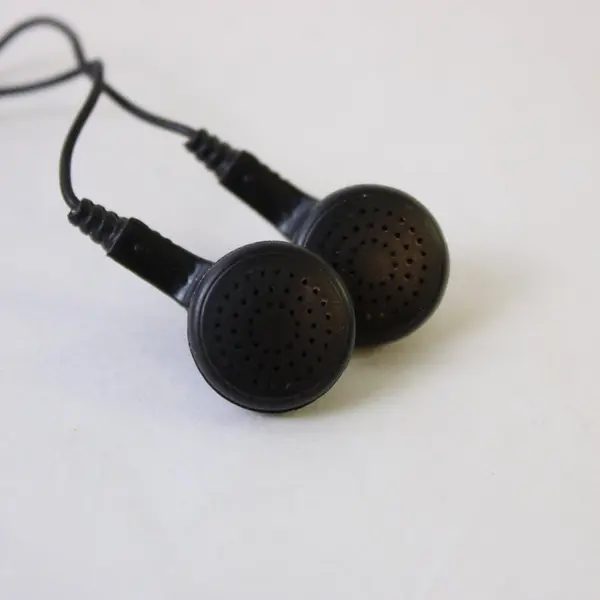 Lot of 2 Pairs Earphones Black & Teal Untested Pre-Owned