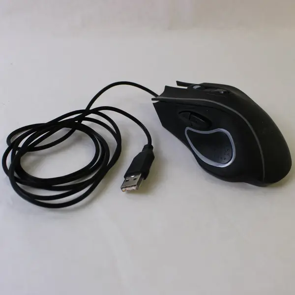 ChonChow G60 Gaming Mouse Black Gray Stripe Pre-Owned Untested