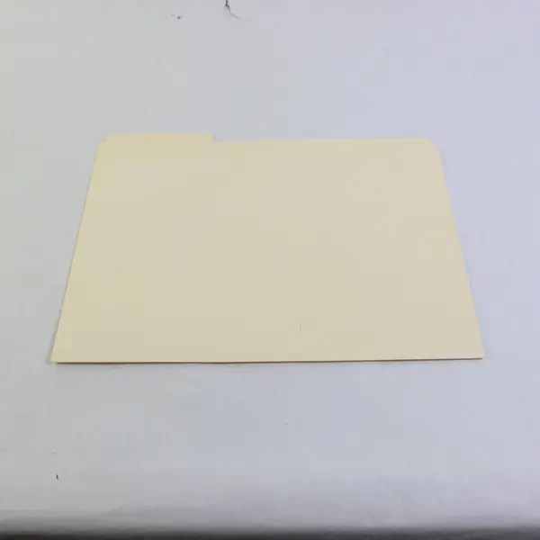Lot of 30 Letter Size Manila File Folders 1/3-Cut Tabs
