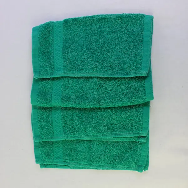 Set of 4 Infinitee Exclusives Green Wash Cloths 100% Cotton 