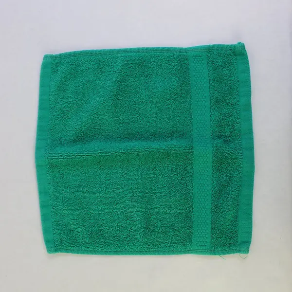 Set of 4 Infinitee Exclusives Green Wash Cloths 100% Cotton 