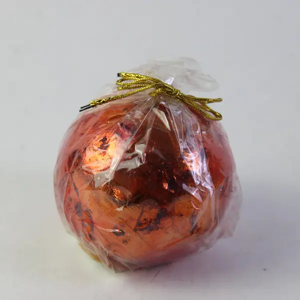 Lot of 4 Shinoda 2.5" Copper Ball Decorative Candles