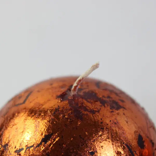 Lot of 4 Shinoda 2.5" Copper Ball Decorative Candles