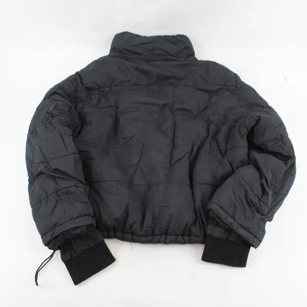 Hurley Black Quilted Zip-Up Puffer Jacket Womens X-Large