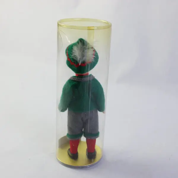 Vintage Bavarian German Boy Doll Alpine Felt Outfit Dutch Novelties