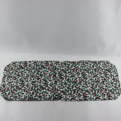 Set of 2 Handmade Reversible Christmas Placemats 18"