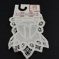 Vintage Wimpole Street Creations Christmas Angel 7" Cutwork Doily 1995