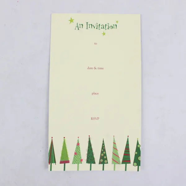 Set of 9 Paper Prince Christmas Holiday Party Invitations with Envelopes UNUSED